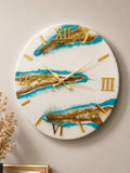 Golden Tide Luxury Wall Clock