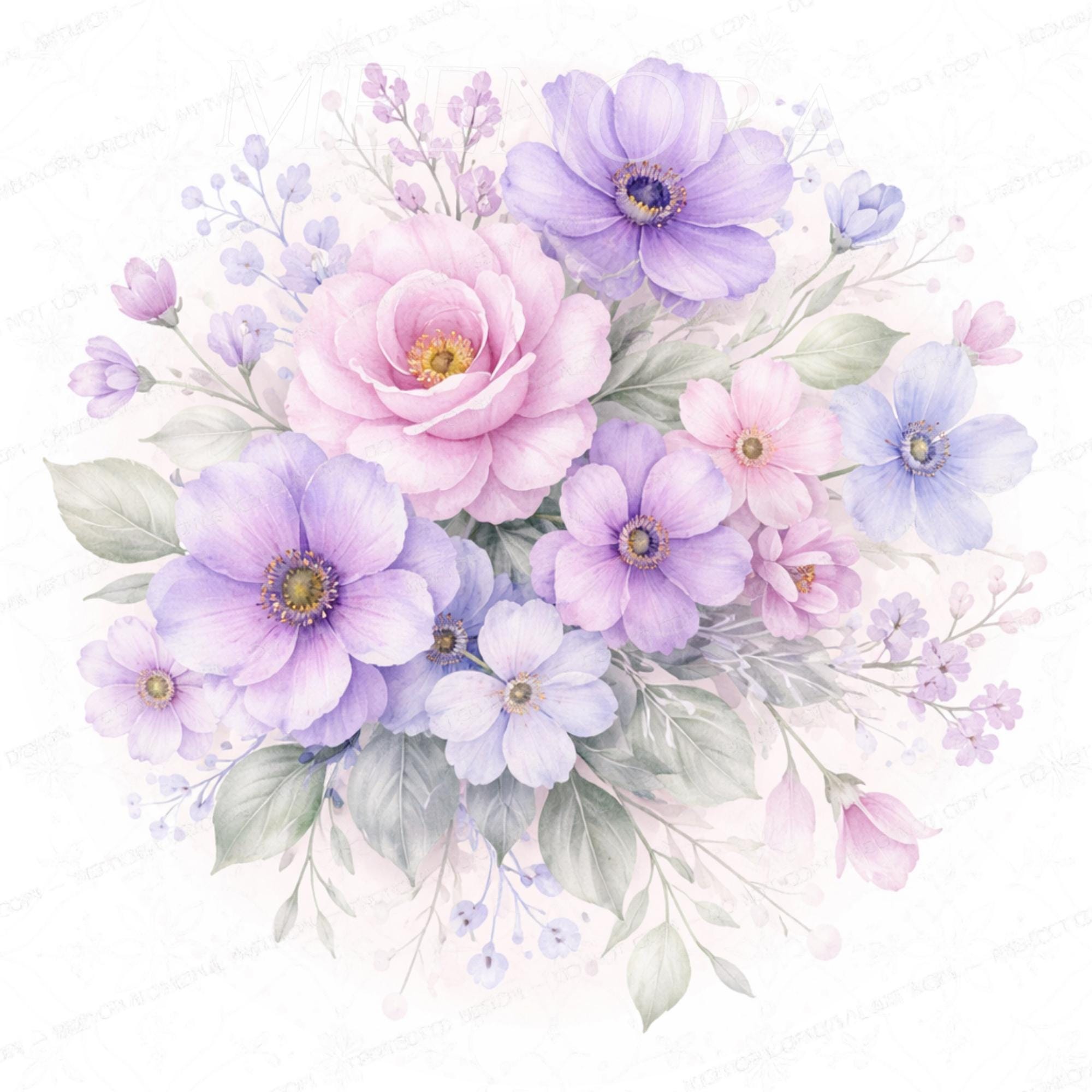 Handmade Floral Mango Wood Side Stand | Printed Round End Table | Boho Bedside Decor