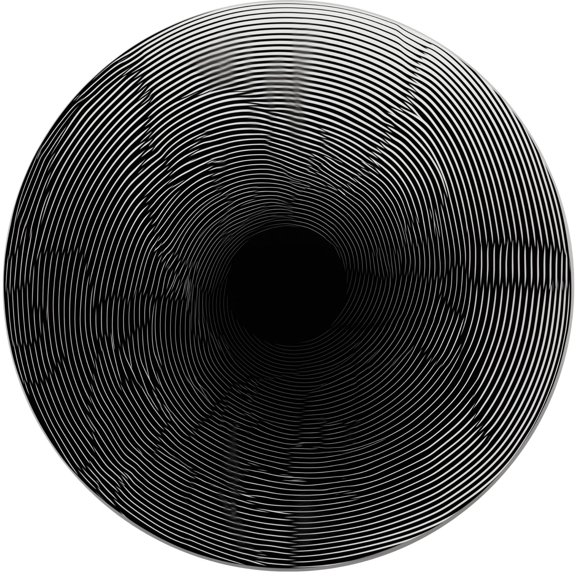 Abstract Spiral Mango Wood Side Table | Modern Black Accent Furniture | Handmade Decor