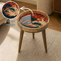 Japanese Maple Mango Wood Side Table | Autumn Tree Accent Furniture